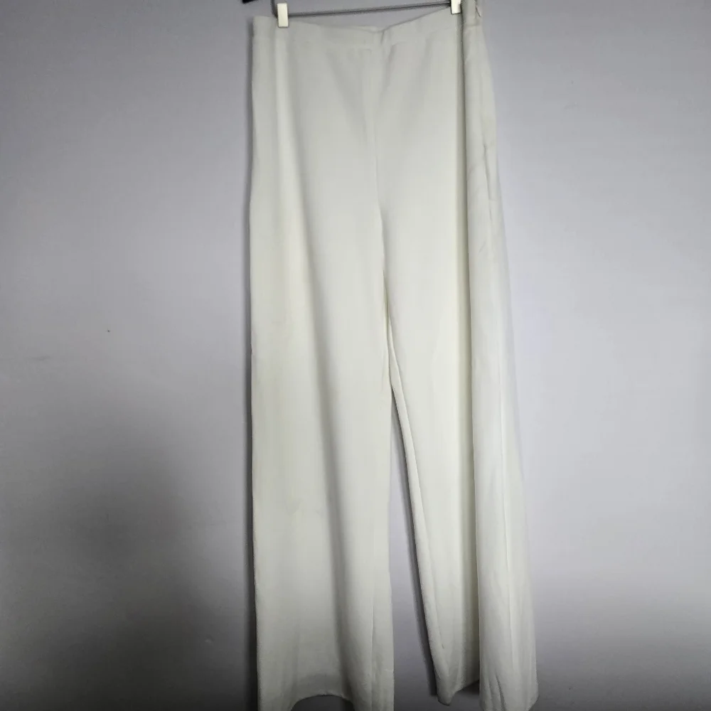 Lulus Amor And Beyond Ivory One-shoulder Two-piece Jumpsuit White - Size L - Picture 7 of 8